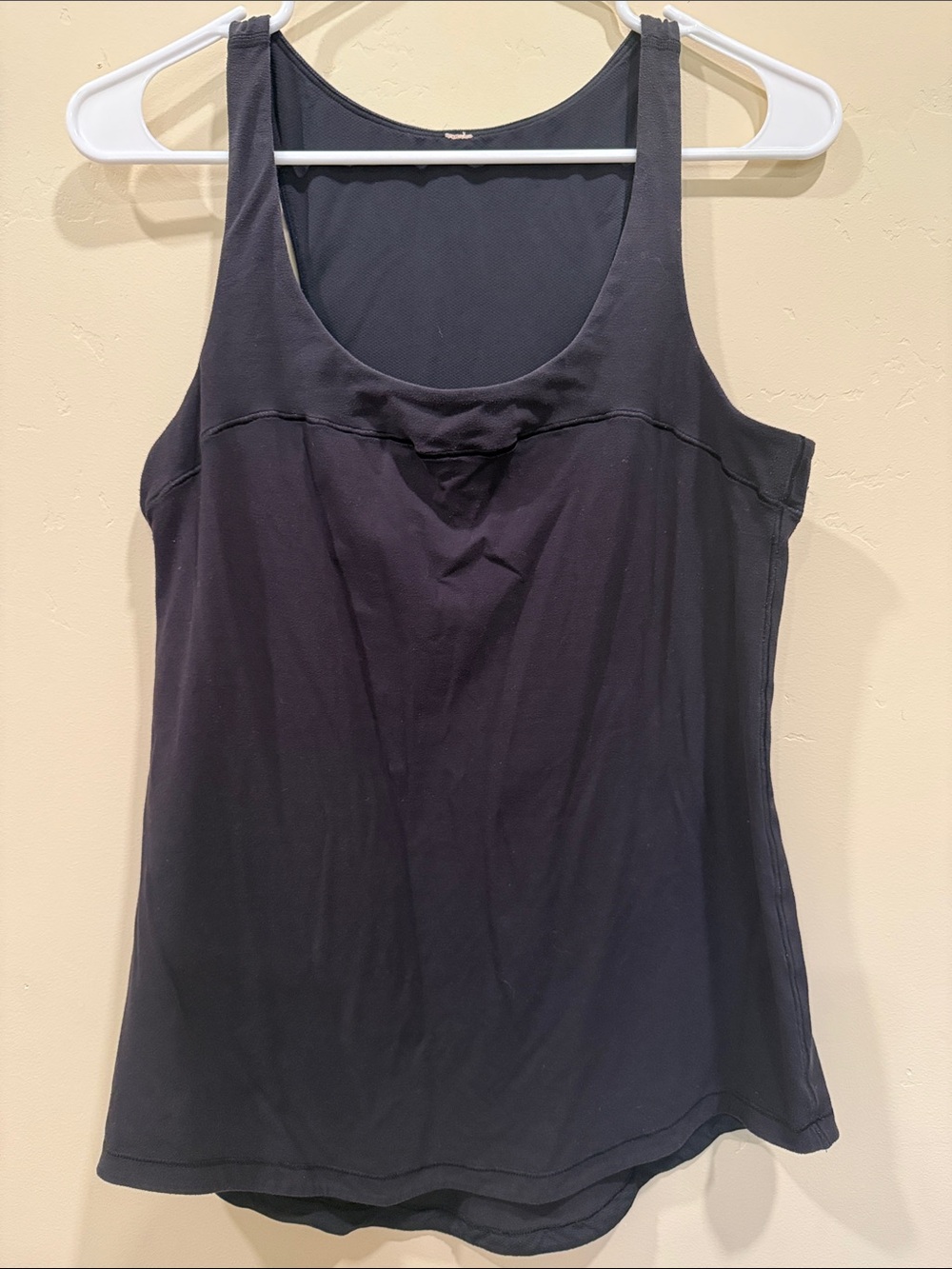 lululemon athletica Black Scoop Neck Tank
